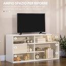 Mobile TV Da 32” a 52” 120x40x60 cm in MDF Bianco
