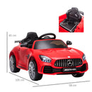 Macchina Elettrica per Bambini 12V con Licenza Mercedes GTR AMG Rossa