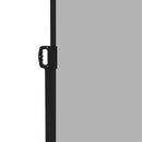 Tenda Laterale Retrattile 400x160 cm con Maniglia in Metallo Alluminio e Poliestere Grigio Chiaro    