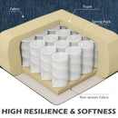 Poltrona da Salotto  con Gambe in Acciaio Dorate e Tasche Laterali 81x84x87 cm in Tessuto Blu