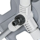 Avvolgitubo Manuale da Muro e Autoportante 40 mt in Metallo e polipropilene Grigio 