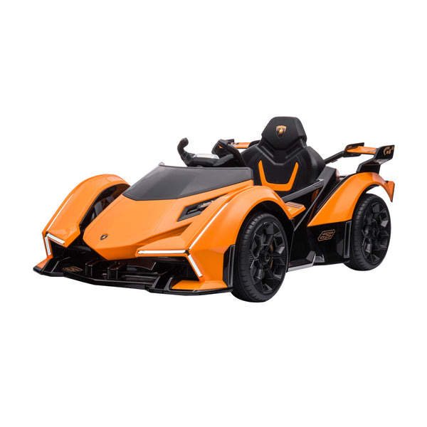 online Macchina Elettrica per Bambini 12V con Licenza Lamborghini V12 Vision Gran Turismo Arancione