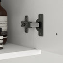 Mobile da Bagno Sospeso con Lavabo in Ceramica 61x40x50 cm Bianco Lucido  