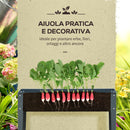 Fioriera da Giardino 100x30x80 cm in Metallo Grigio