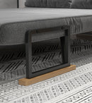 Divano Letto Schienale Regolabile 102x73x81 cm in Velluto Grigio Scuro 