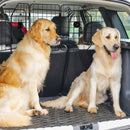 Griglia Divisoria Universale Regolabile e Pieghevole per Trasporto Cani in Auto 93-150x42cm Nero 