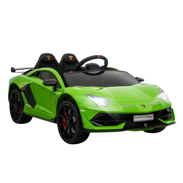 Macchina Elettrica per Bambini 12V con Licenza Lamborghini Aventador Verde acquista