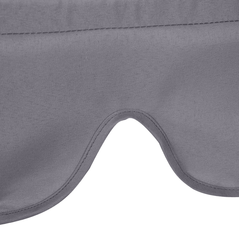 Cuscino per Dondolo da Giardino 130x45x5 cm in Poliestere Grigio