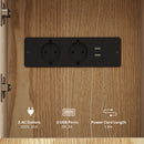 Tavolino da Salotto in Stile Boho 30x60x60,5 cm con Vano a Scomparsa in MDF color Legno 