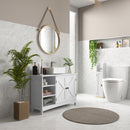 Mobile Sottolavello da Bagno 90x30x60 cm in Legno Bianco