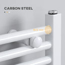 Termoarredo Scaldasalviette 39 Barre 60x180 cm in Acciaio Bianco