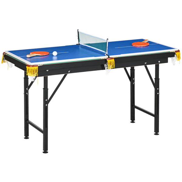 online Tavolo Multi Gioco Pieghevole 2 in 1 per Biliardo e Ping Pong 140x63x60-80 cm con Accessori Inclusi