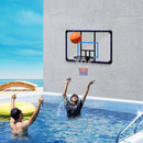 Canestro Basket da Esterno Tabellone Infrangibile da Muro 113x61x73 cm   