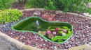 Künstlicher grüner Gartenteich 178x125x45 cm 610 Liter