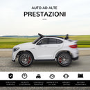 Macchina Elettrica per Bambini 12V con Licenza Mercedes GLA 45 AMG Bianca