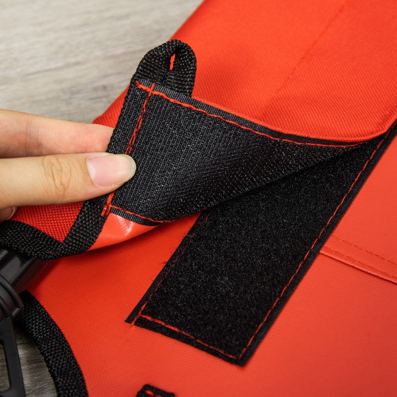 Lettino per Cani Grandi Rialzato con Tessuto a Rete 91,5x76,2x18 cm Peso Massimo 30kg Rosso