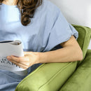 Divano 2 Posti Stile Classico Trapuntato a Bottoni 172x75x82 cm in Velluto Verde 