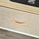 Mobile TV da 47"" con Cassetti in Tessuto 98x29x56cm Colore Legno  