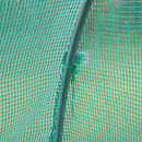 Telo di Ricambio per Serra da Giardino 3x2x2 m con 6 Finestre e Porta Avvolgibile Verde