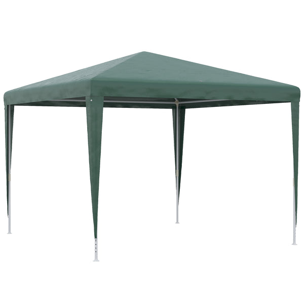 sconto Gazebo da Giardino 293x293x252H cm Pieghevole e Portatile con Copertura Anti UV Verde
