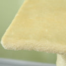 Tiragraffi per Gatti Albero a 3 Livelli 40x35x72 cm in Peluche e Sisal Crema  