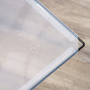 Recinto per Animali Modulabile 140x70x70 cm con Pannelli 35x35 cm in Acciaio e PP Nero  