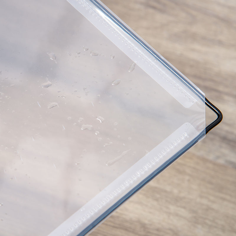 Recinto per Animali Modulabile 140x70x70 cm con Pannelli 35x35 cm in Acciaio e PP Nero  