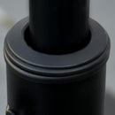 Base per Ombrellone Quadrata di 19kg 51x51x32 cm per Pali da Ø3, 2 cm Ø3,8 cm e Ø4,8 cm in Resina e Acciaio Marrone  