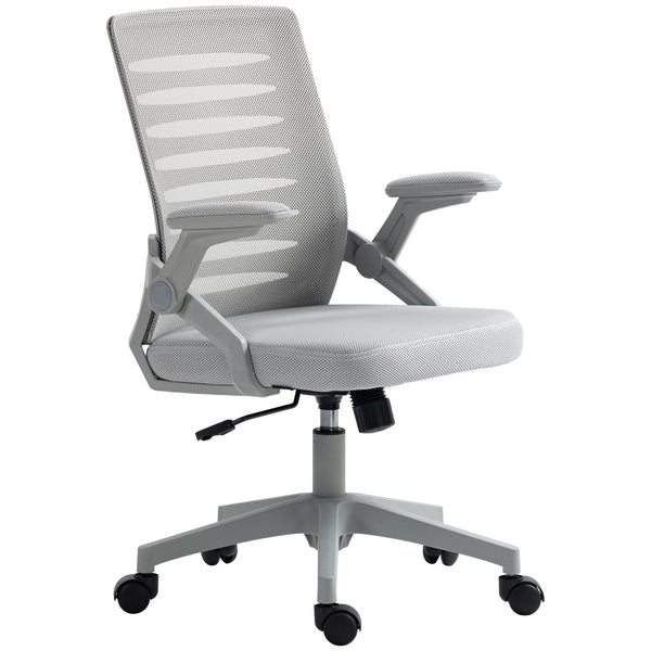 acquista Sedia da Ufficio Ergonomica con Altezza Regolabile e Braccioli Sollevabili   Grigio