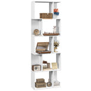 Mobile Libreria 5 Ripiani 60x24x184,5 cm Bianco  