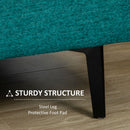 Divano 2 Posti 160x87x87 cm  in Tessuto  Verde