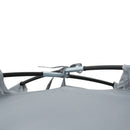 Tenda da Campeggio a Cupola per 2 Persone Estensibile 350x220x145 cm con 4 Porte e 3 Finestre Grigio