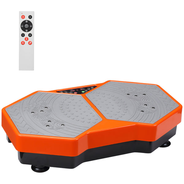 sconto Vibrationsplatte 99 Geschwindigkeiten 56x34x12,5 cm mit LED Panel Widerstandsbändern und Fernbedienung