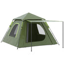 Tenda da Campeggio per 2 Persone Impermeabile 210x210x150 cm con Veranda Verde   