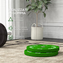 Set 2 Dischi Pesi da 10kg in Gomma con Foro da 2"/5 cm per Manubri e Bilancieri Verde    