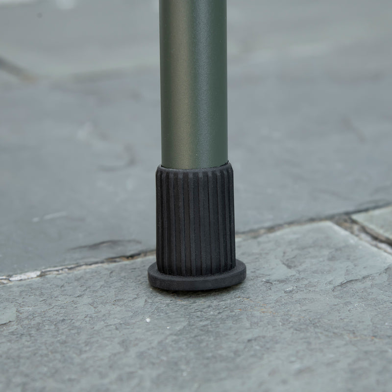 Barbecue a Carbone Carbonella 77x30x70 cm in Acciaio Verde Scuro