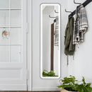 Specchio da Parete Touch con Illuminazione LED Regolabile 40x3x120 cm in Metallo Nero  