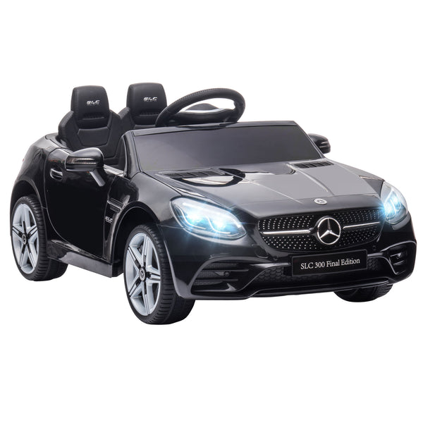 acquista Macchina Elettrica per Bambini Licenza Mercedes SLC 300 con Telecomando Nero