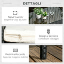 Set Salotto da Giardino Divano 2 Poltrone e Tavolino in Rattan PE Nero