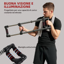 Power Twister Estensore per Pettorali a 4 Molle con Resistenza da 10 a 80 kg in Acciaio Inox Nero   