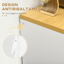 Cassettiera 3 Cassetti 70x37x75 cm in Truciolato Bianco