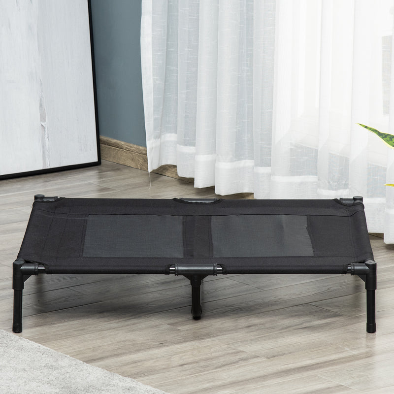 Brandina per Cani Grandi con Borsa di Trasporto 92x76x18 cm in Metallo e Tessuto Oxford Nero