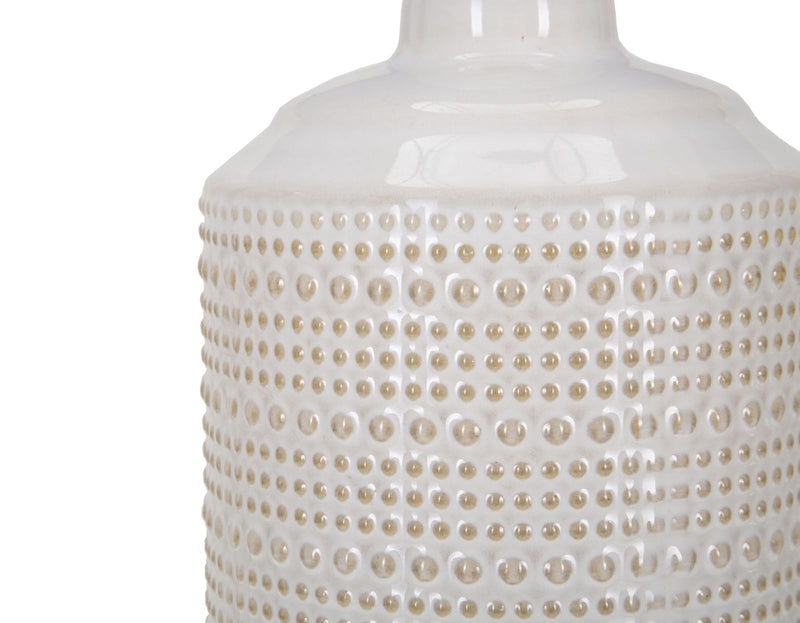 Lampada da Tavolo Point  28x47x28 cm in Ceramica Crema-4