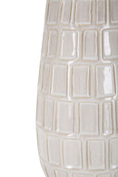 Lampada  da Tavolo Hole 28x44,5x28 cm in Ceramica Crema-4