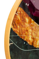Orologio da Parete Mity 5x80x5 cm in Vetro MDF e Metallo Multicolor-2
