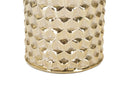 Lampada da Tavolo Glam Gold 30x47,5x30 cm in Ceramica Bianco/Oro-4