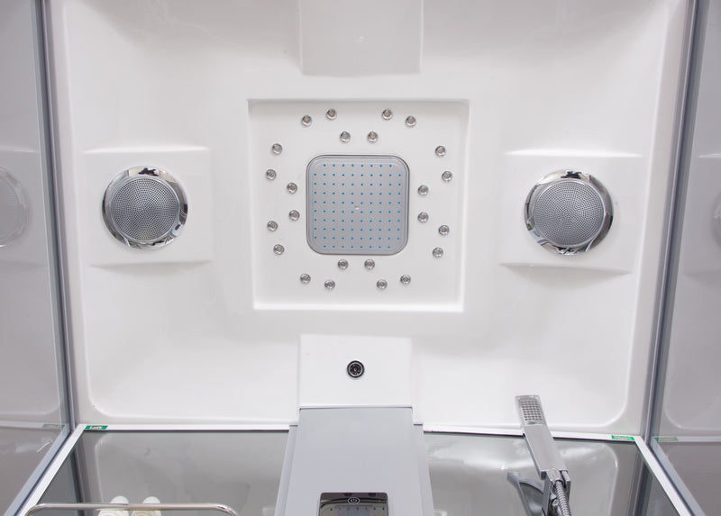 Box Doccia Idromassaggio Sauna e Bagno Turco 110x90cm Vorich Element-5