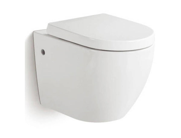 prezzo Hänge-WC aus Keramik 36x55x33 cm Vorich Vortix Weiß