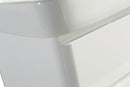 Mobile Bagno Sospeso 60 cm in PVC con Specchiera Vorich White Bianco-6
