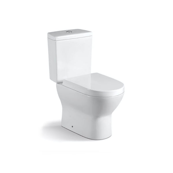 sconto Toilette mit externem Spülkasten aus Keramik 36x68x79cm Vorich Comfort White